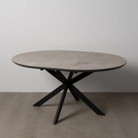 Masă de dining rotundă extensibilă cu blat suplimentar ø 120 cm Rocía – Ixia