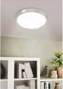 Eglo 78674 - Plafonieră LED FUEVA LED/20,5W/230V Ø 28,5 cm crom mat