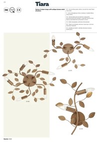 Lustră aplicată TIARA 7xE14/28W/230V Redo 02-981