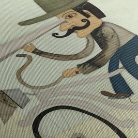 Tablou - Astronom pe bicicletă (90x60 cm)