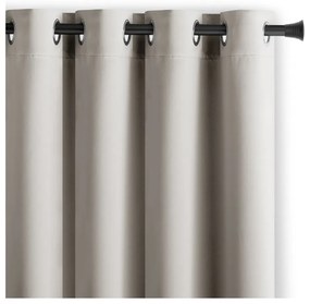 Draperie bej dimout (semi-opacă) 140x175 cm Kierra – Restilo