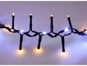 Instalație luminoasă exterior Waterfall, 10 m, 710LED, alb cald și alb rece, temporizator, IP44, 10 m