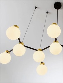 Lustra suspendata cu 14 surse de lumina DOMINO