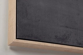 Tablou decorativ in ulei gri/negru din MDF si panza, 82,6x4,3x122,6 cm, Bold Abstract Bizzotto