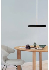 Lustră neagră LED cu abajur din metal ø 43 cm Asteria Medium – UMAGE