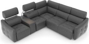 Coltar lemn masiv Davos, 262 × 100 × 287 cm - Stânga