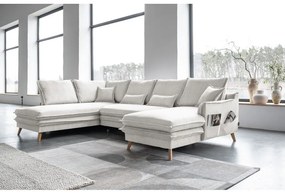 Colțar bej extensibil (cu colț pe partea stângă /în formă de "U") Charming Charlie – Miuform