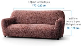 Huse bielastice GLORIA vinului fotoliu triplu (l. 170 - 220 cm)