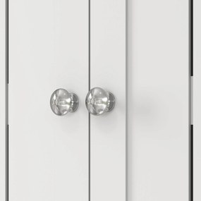 HOMCOM Mobilier WC deasupra toaletei mobilier baie cu dulap cu două uși și suport pentru hârtie 80x19,5x170cm alb | Aosom Romania