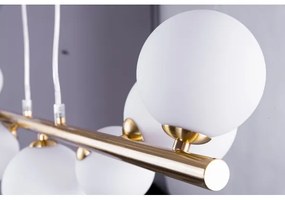 Azzardo AZ4409 - Candelabru pe cablu SYBILLA 7xG9/25W/230V auriu