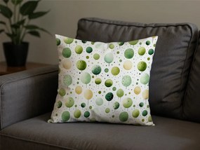 Husa de perna din polibumbac GREEN TREES POLY 45x45 cm, verde