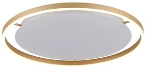 Plafoniera din alamă 60 cm inclusiv LED cu dimmer în 3 trepte - Zlatan
