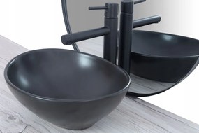 Lavoar Sofia negru mat ceramica sanitara – 41 cm