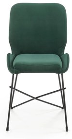 Scaun K454 catifea verde – H83 cm