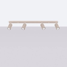 Spot taupe din metal 6,5x81 cm Gleam – Sollux