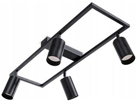 Spot 4x GU10/30W/230V, negru