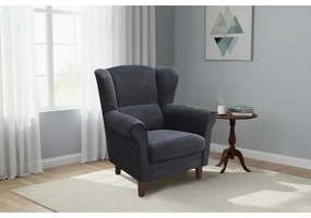 Fotoliu cu aripi GALA antracit