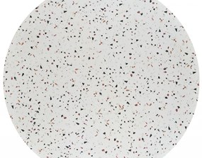 Masa rotunda Aramis terrazzo/alb ø120/h76 cm