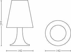 Philips 71795/30/P0 - LED lampa pentru copii DISNEY STAR WARS LED/2,3W/230V