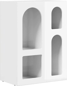 vidaXL Bufet Alb lucios 59 x 35 x 80.5 cm Lemn compozit