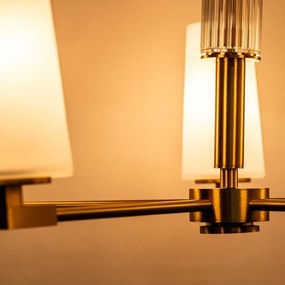Candelabru elegant cu 5 brate VINCENZA alama periata
