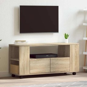 vidaXL Comodă TV, stejar sonoma, 102x34,5x43 cm, lemn prelucrat
