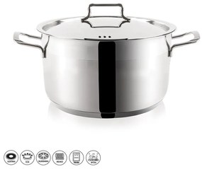 Oală inoxidabilă cu capac Orion Anett, 6,2 l