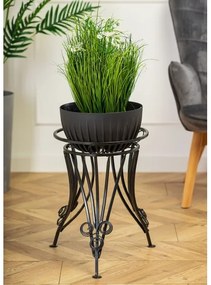 Suport de flori 47x43 cm negru