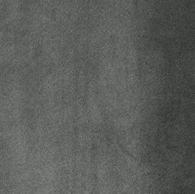 Draperie modernă de catifea culoarea gri închis 140 x 250 cm Lungime: 250 cm