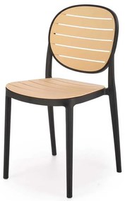 Scaun de bucătărie Josie, maro / negru