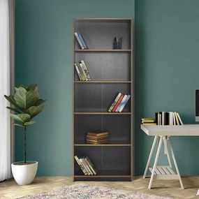 Biblioteca Adore Modern, 5 rafturi, 64x182x26 cm
