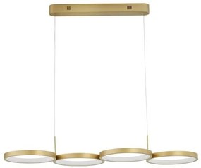 Lustra LED suspendata design modern MAGNUS R4 aurie