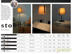 Pendul lemn design deosebit diametru 50cm STOOD 29848