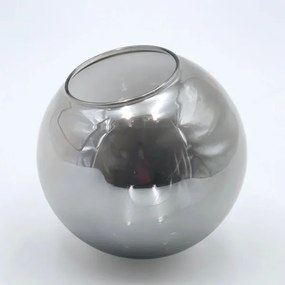 Lustră aplicată MALENA 6xE14/5W/230V crom mat/fumuriu