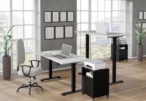 Masă PC electrică Motiva 120 (alb + Negru). Promo -7%. 1124891