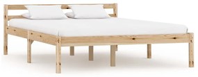 283193 vidaXL Cadru de pat, 140 x 200 cm, lemn masiv de pin