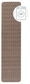 Covor tip traversă maro lavabil 57x230 cm Argyll – Flair Rugs