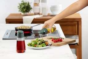 Oliviera Lekue 1010190, 8x17,4 cm, 400 ml, +4/+80 °C, Turnare usoara, Sticla, Verde