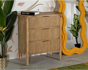 Comodă în culoare naturală din lemn de brad 80,5x82x47 cm Gothenburg – Mauro Ferretti