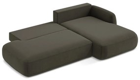 Colțar maro extensibil (cu colț pe partea dreaptă/cu șezlong) Hale – Makamii