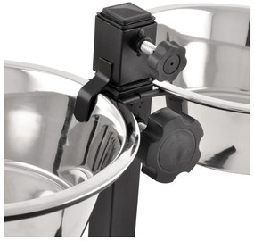 Set boluri cu suport pentru câini din oțel inoxidabil – Love Story