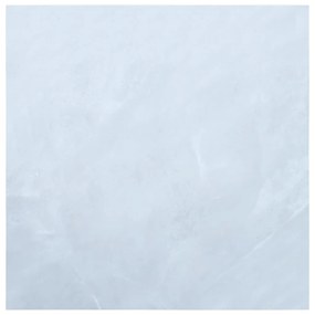 Placi de pardoseala autoadezive, alb marmura, 5,11 m   PVC white marble 1, 55