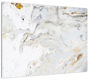 Tablou - Hârtie de ulei cu design de marmură (70x50 cm)