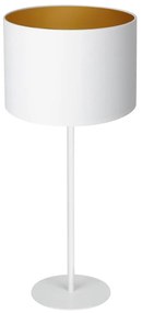 Lampă de masă ARDEN 1xE27/60W/230V d. 25 cm albă/aurie