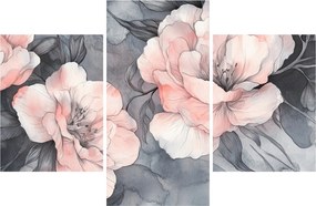 Tablou - Schiță de flori (90x60 cm)