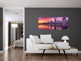 Tablou - Buddha la apus (120x50 cm)