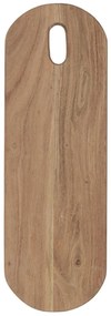 IB Laursen Placa oval din lemn HOLE ACACIA WOOD