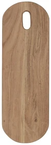 IB Laursen Placa oval din lemn HOLE ACACIA WOOD