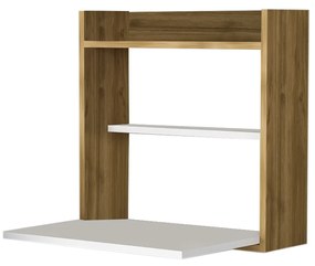 Masă PC Livi (Alb + Nuc). 1071724