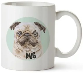 Bohemia Gifts Cană din ceramică - Pug, 350 ml